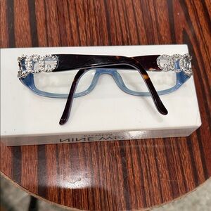 DNA Couture Black‎ and Blue Rhinestone Glasses Juicy Couture Women main image 4